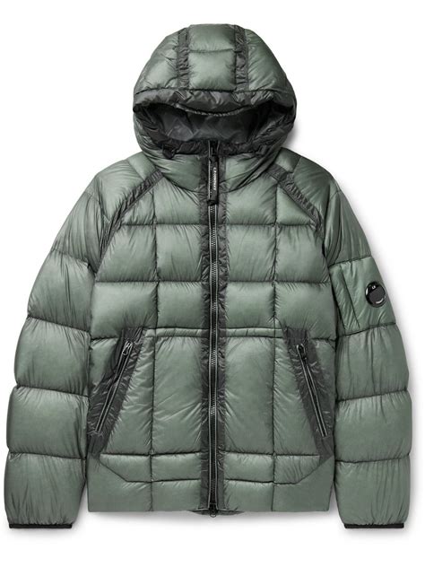 prada quilted ripstop hooded down jacket